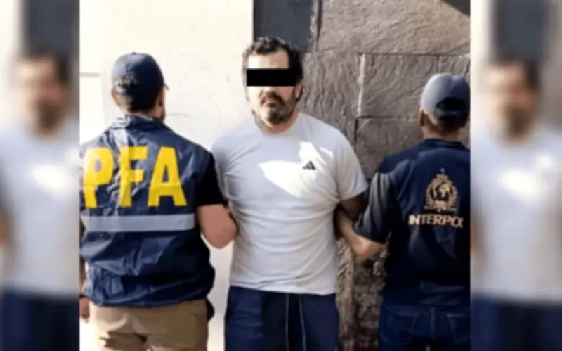Contralmirante Fernando "N" ingresa a prisión de alta seguridad en Argentina