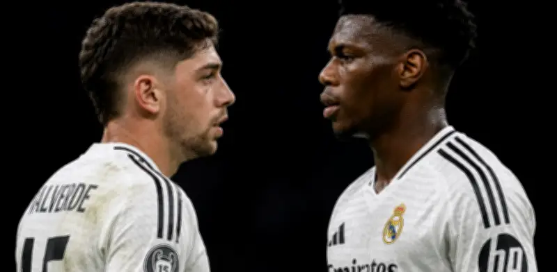 Crisis en el Real Madrid: Valverde y Tchouaméni casi se golpean en entrenamiento