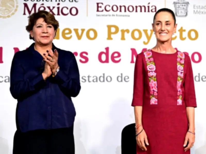 Delfina Gómez destaca obras, seguridad y salud en Edomex con Sheinbaum