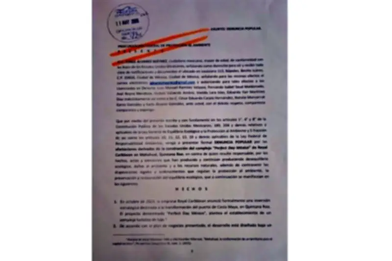 Denuncia MC ante Profepa megaproyecto en Quintana Roo