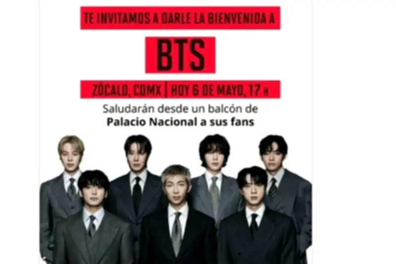Dependencias invitan a fans de BTS al Zócalo y las tunden en redes