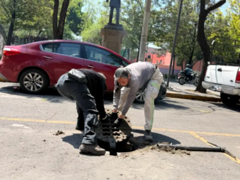 Desazolvan Tlatelolco previo a temporada de lluvias
