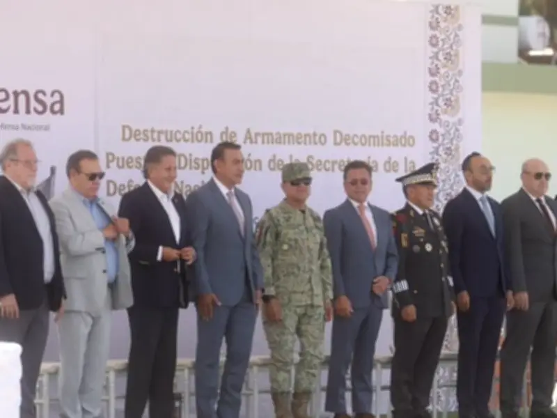 Destruyen 2,762 armas en Jalisco como parte de estrategia de paz