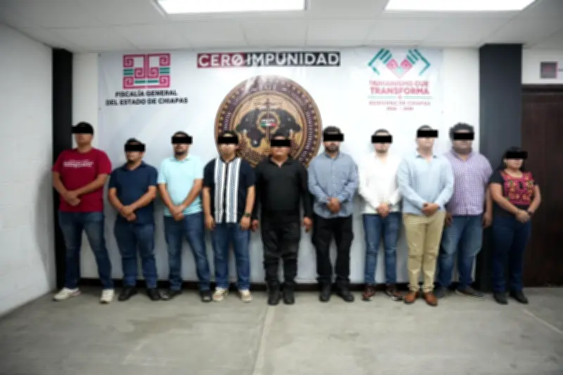 Detienen a 10 funcionarios de Fiscalía de Chiapas por tortura en video