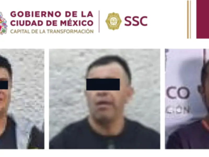 Detienen a cuatro integrantes de célula 'UJ40' de La Unión Tepito