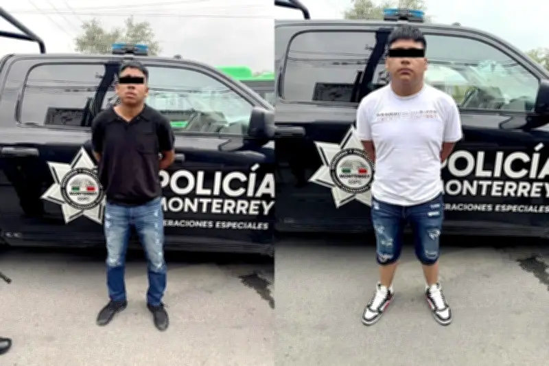 Detienen a dos con pistola junto a central de autobuses