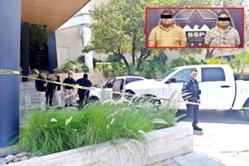 Detienen a dos por cristalazos en San Pedro