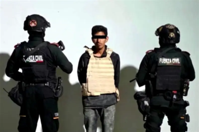 Detienen a hombre con cargadores y marihuana en Galeana