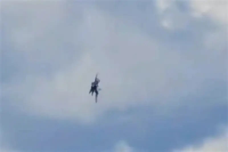 Dos aeronaves militares chocan en espectáculo aéreo en Idaho