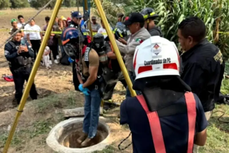 Dos hombres mueren dentro de drenaje en Edomex