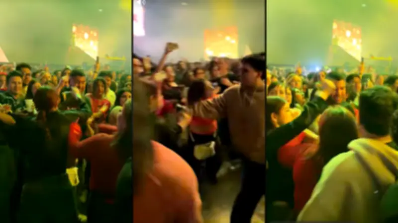 Dos mujeres se agarran a golpes en concierto de J Balvin y se viraliza