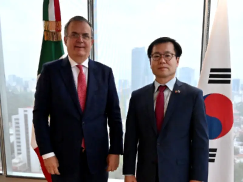 Ebrard y ministro coreano acuerdan grupo de trabajo bilateral