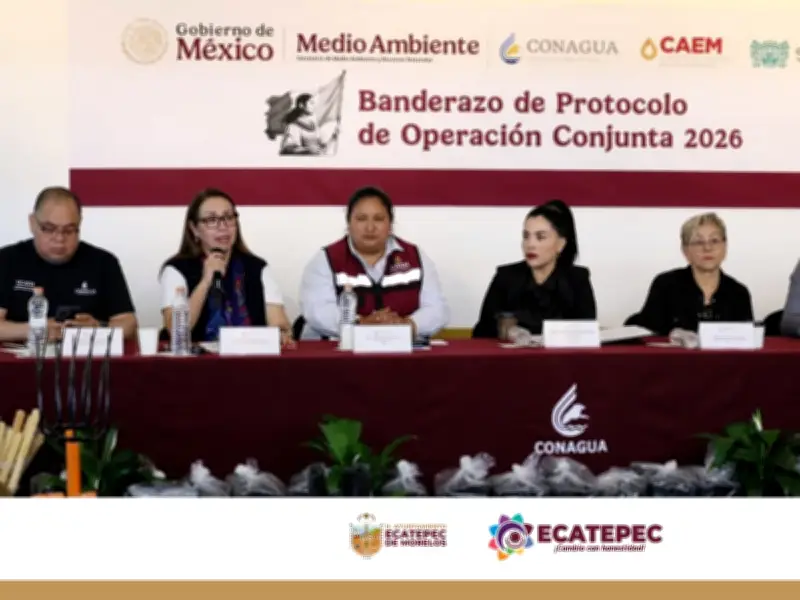 Ecatepec refuerza prevención ante temporada de lluvias 2026