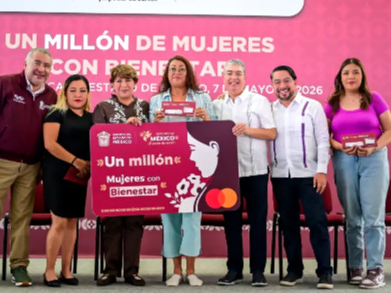 Edomex entrega tarjeta un millón del programa Mujeres con Bienestar
