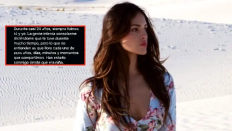 Eiza González se despide de su perrita Pasita con emotivo mensaje