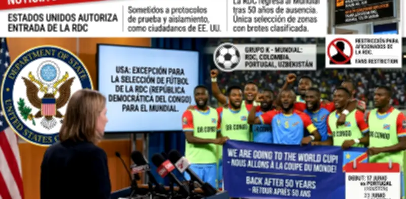 EU autoriza entrada a selección del Congo al Mundial pese a ébola
