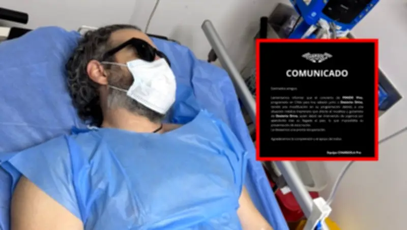 Exintegrante de Panda hospitalizado de emergencia; cancelan conciertos