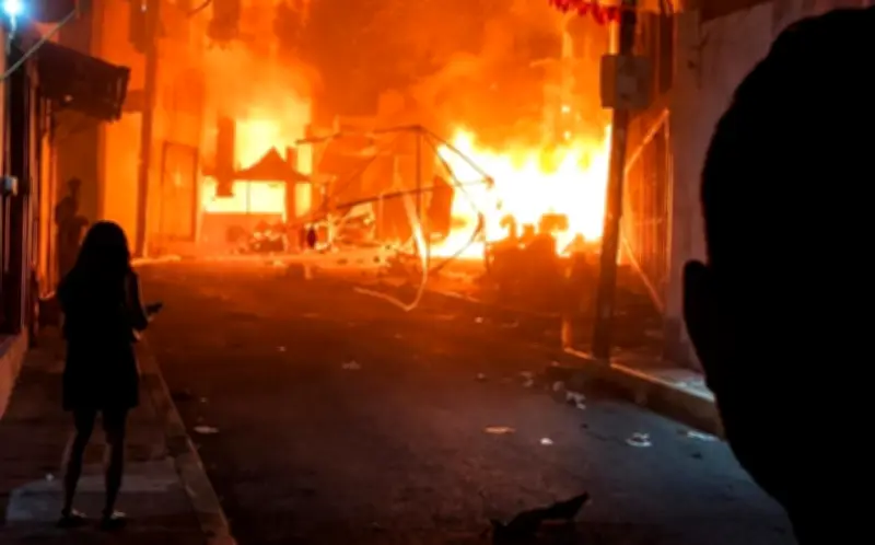 Explosión en Amatitán deja 13 heridos por pirotecnia y gas LP