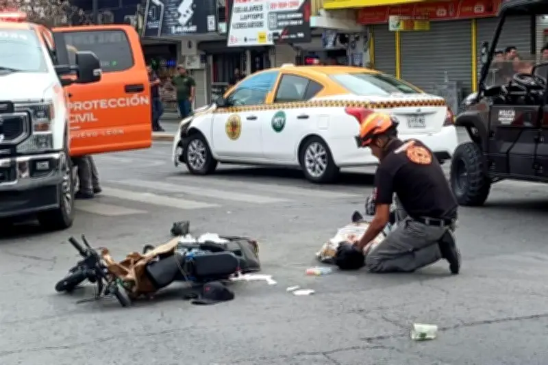 Impactan en su bici eléctrica: joven herido en CDMX