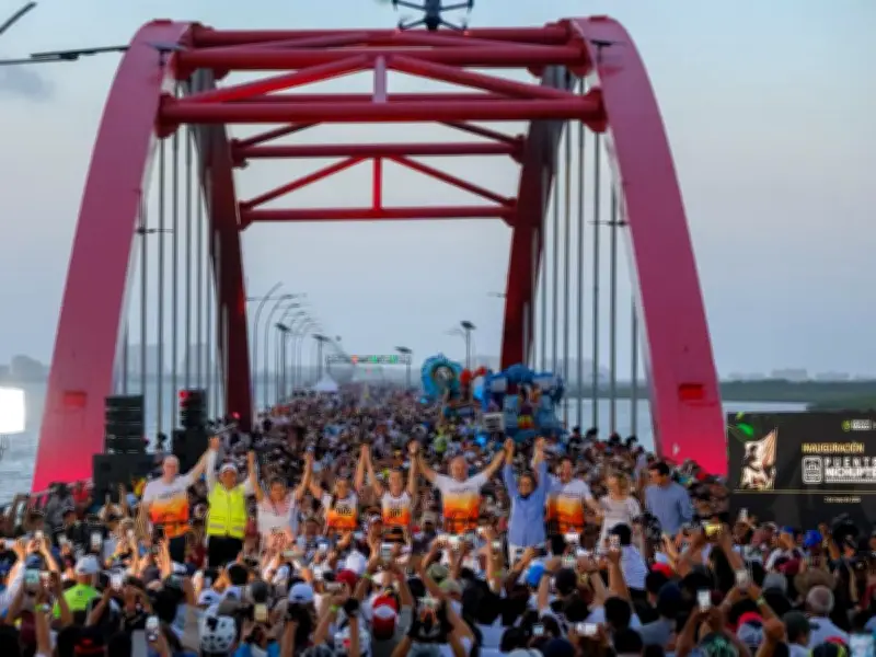 Inauguran el Puente Vehicular Nichupté, segundo más largo de Latinoamérica