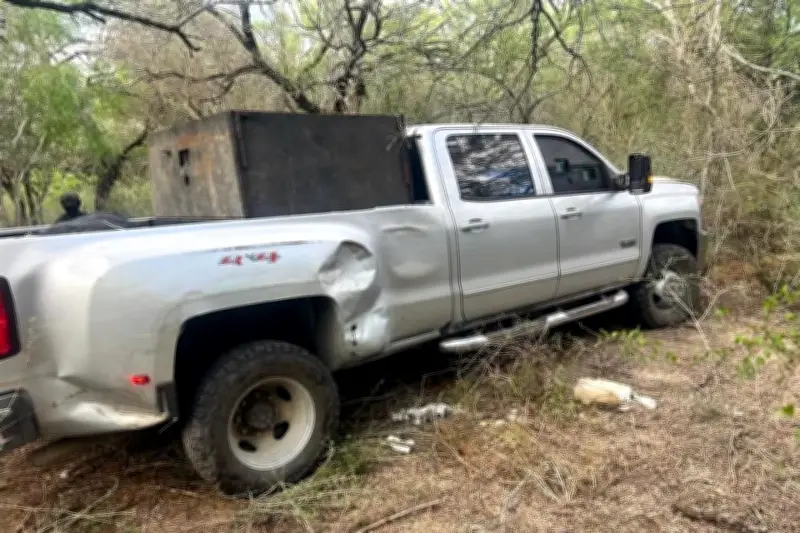 Incautan camioneta 'monstruo' en Reynosa