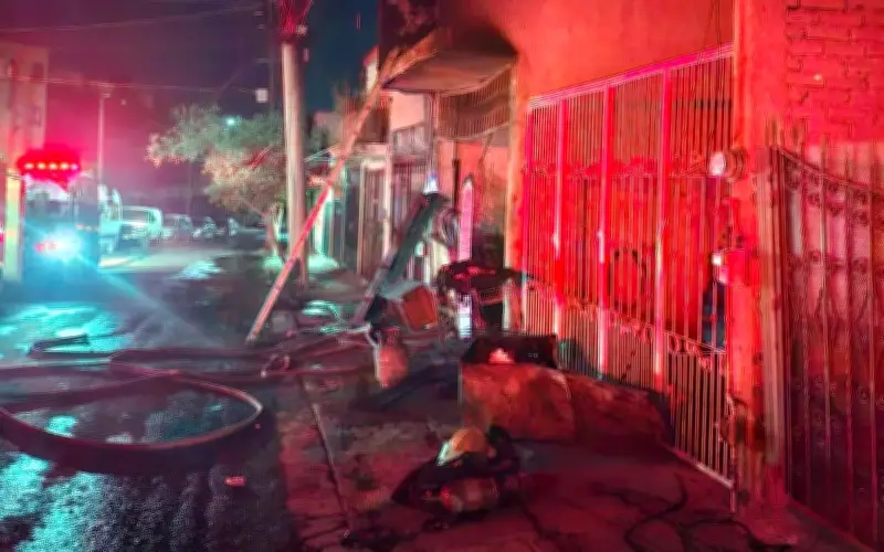 Incendio en Tonalá deja cinco muertos, dos menores y tres adultos