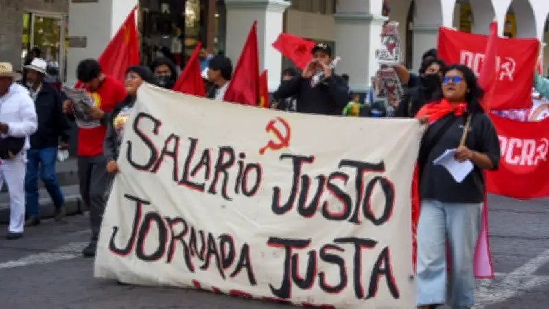 Incidentes en marchas del Día del Trabajo en varios estados de México
