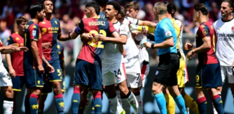 Johan Vásquez anota con Genoa pero cae ante Milan de Santi Giménez