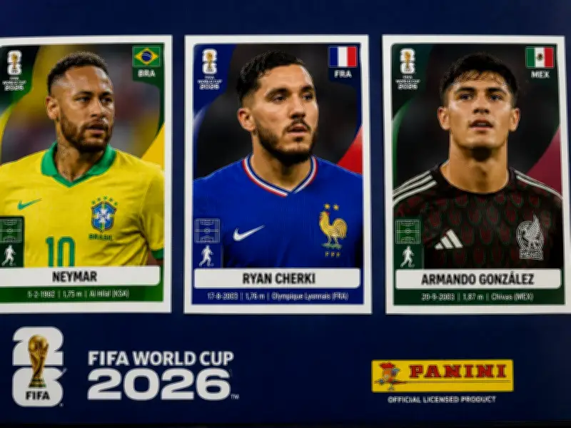 Álbum Panini 2026: Paquete de actualización en camino