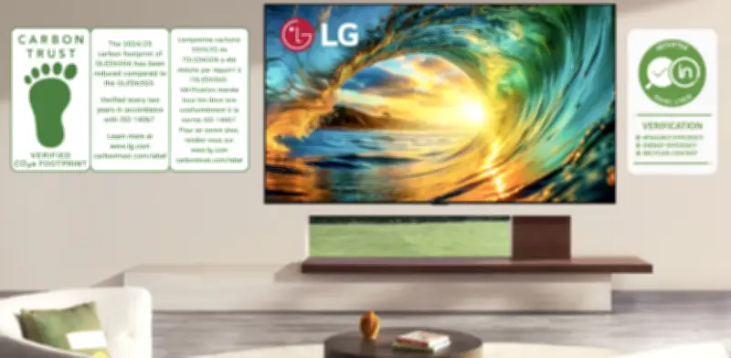 LG obtiene certificaciones ecológicas para sus televisores 2026