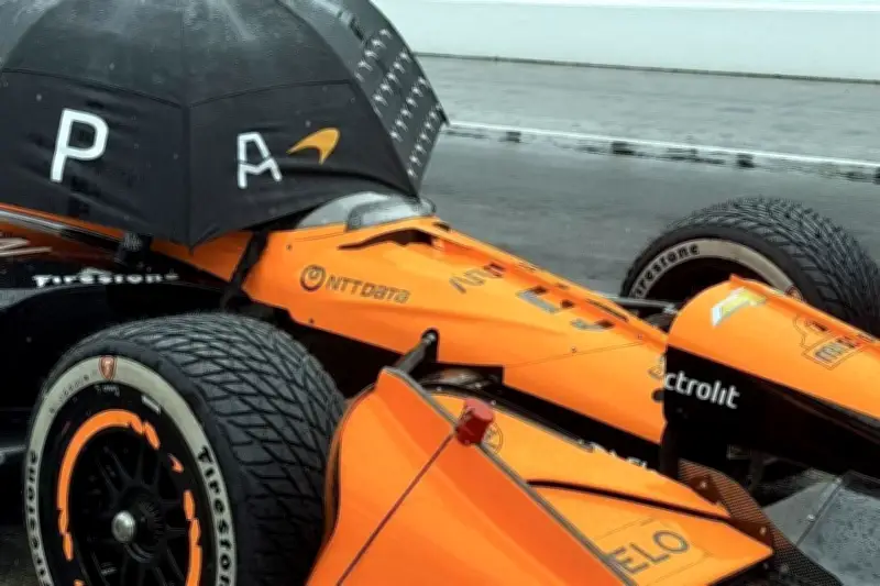 Lluvia retrasa clasificación del GP de Indianápolis