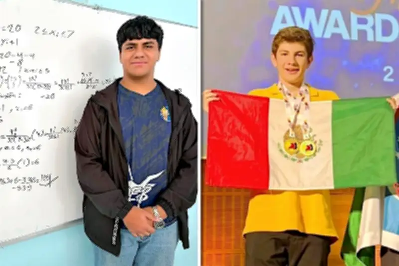 Logran en matemáticas oro y perfección: estudiantes mexicanos destacan