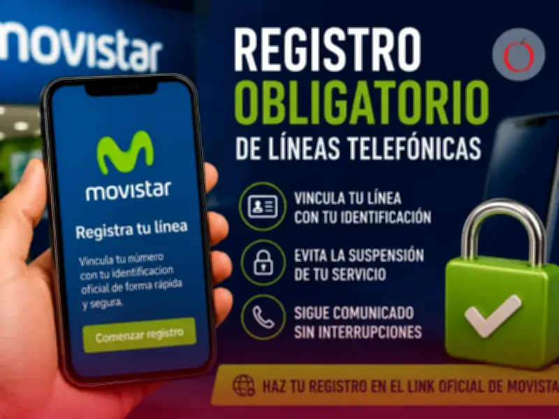 Último día para registrar tu línea Movistar: 1 de julio de 2026
