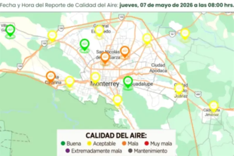 Mala calidad del aire en San Nicolás durante la mañana