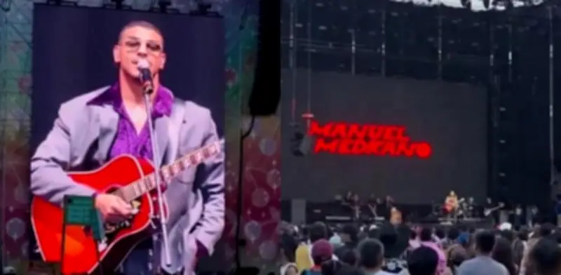 Manuel Medrano detiene concierto en Tecate Emblema por pelea entre asistentes