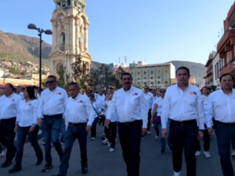 Marcha del Día del Trabajo en Pachuca: SNTE y otros sindicatos exigen respuestas