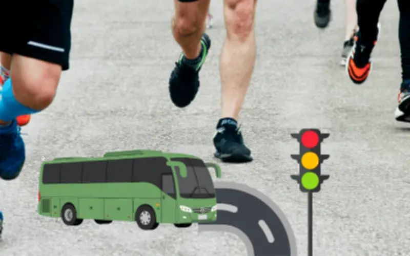Medio Maratón Zapopan 2026: desvíos en rutas de camiones este domingo