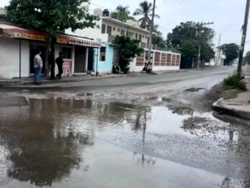 Mega bache en Lomas del Vergel exige reparación urgente