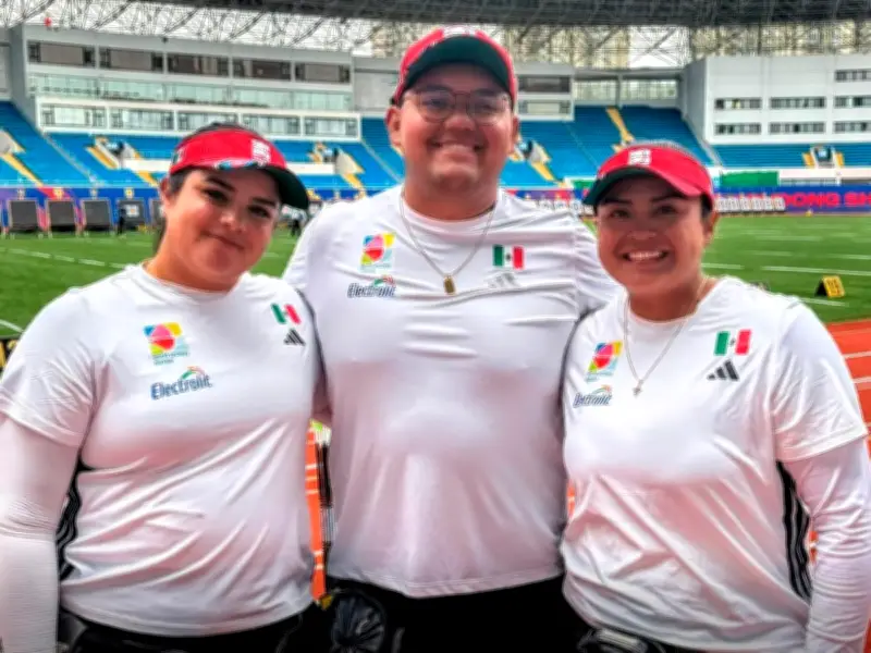 Mexicanos Becerra, García y Quintero buscan medallas en Copa del Mundo de Tiro con Arco en Shanghái