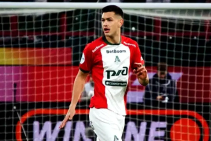 Montes sale lesionado del Lokomotiv vs Dinamo Moscú