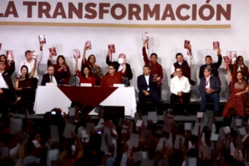 Morena realiza congreso nacional para elegir nueva dirigencia