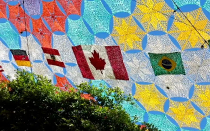 Mundial 2026: Cielo tejido de colores en Tlaquepaque
