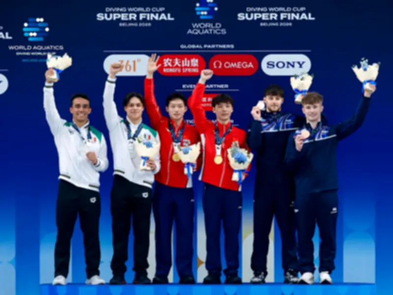 México gana plata y bronce en Súper Final de Clavados Beijing