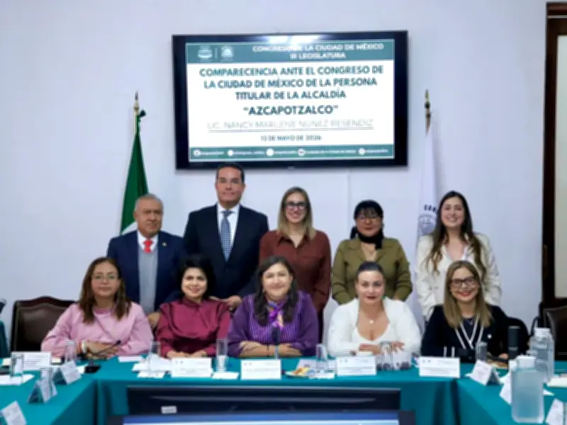 Nancy Núñez comparece en Congreso CDMX; defiende gestión en Azcapotzalco