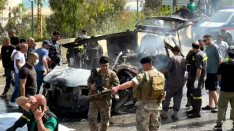 Ocho muertos en ataques israelíes al sur de Beirut