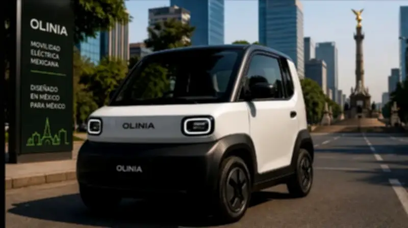 Olinia: el primer auto eléctrico mexicano y el significado de su nombre y logo