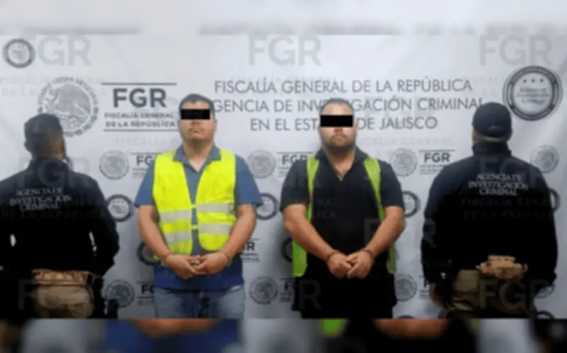 Operativo federal en Guadalajara: dos detenidos y aseguramientos