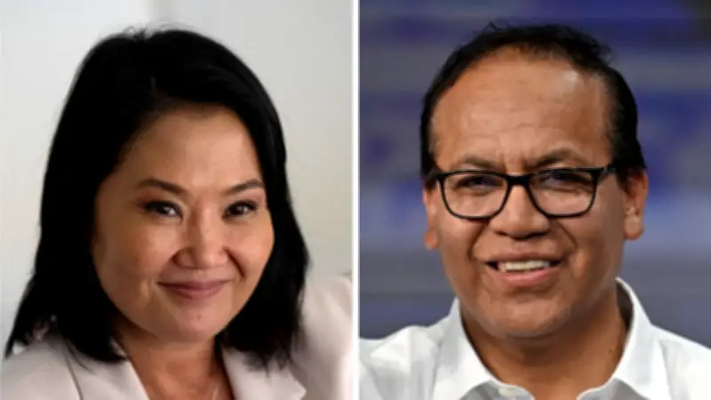 Perú define balotaje entre Keiko Fujimori y Roberto Sánchez para el 7 de junio