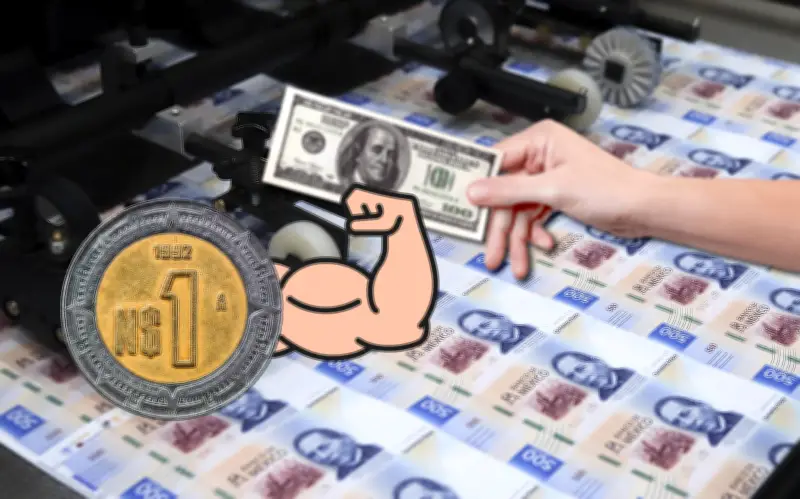 Peso mexicano se fortalece: dólar baja a 17.20 pesos este jueves