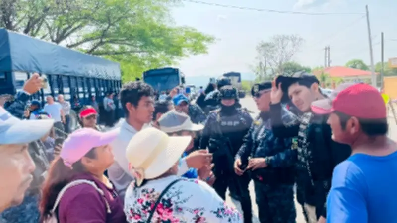 Protestan en Chiapas por tres desaparecidos tras salir a pescar